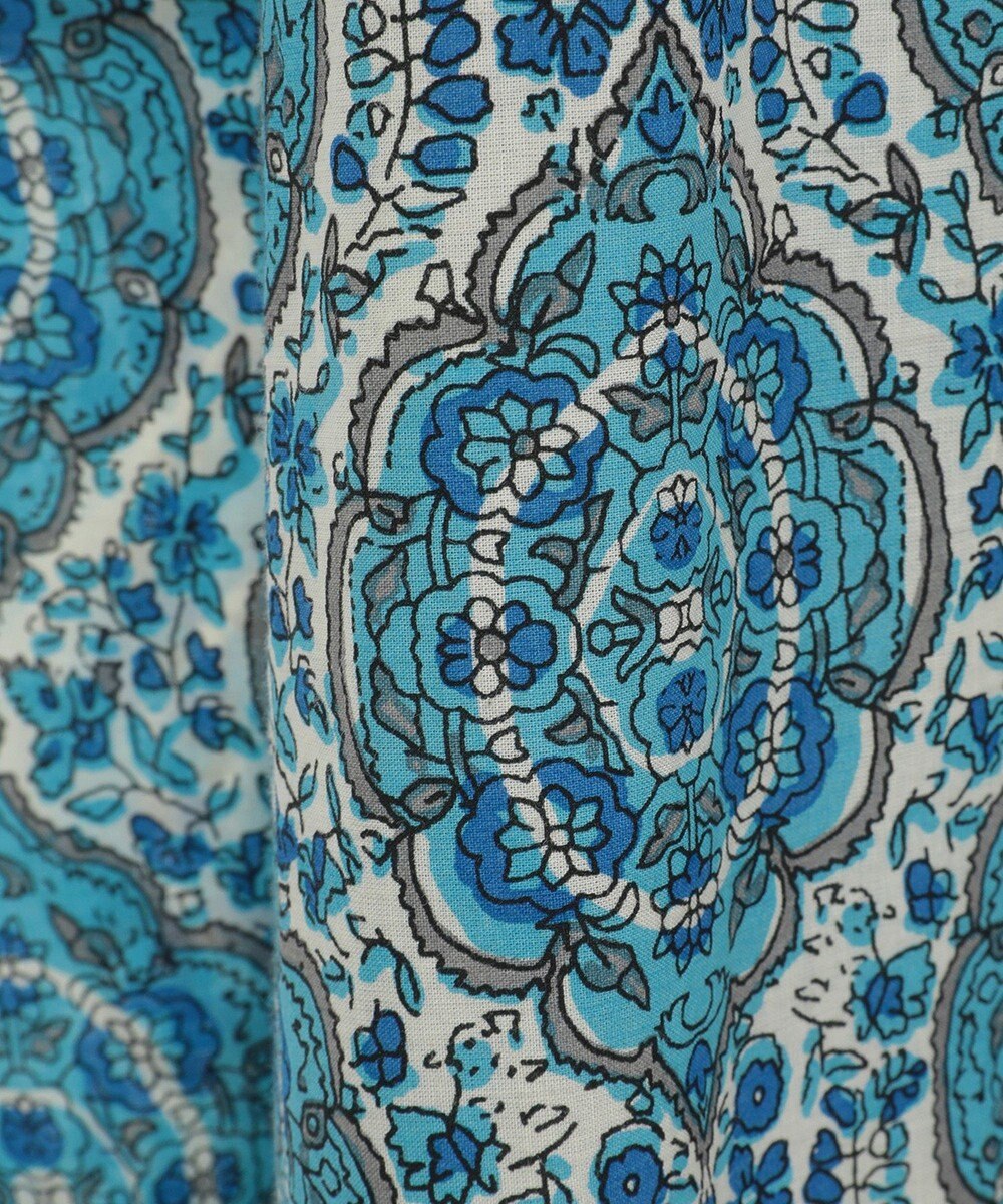 CRAFT STANDARD BOUTIQUE インド綿アラベスク柄ワンピース 