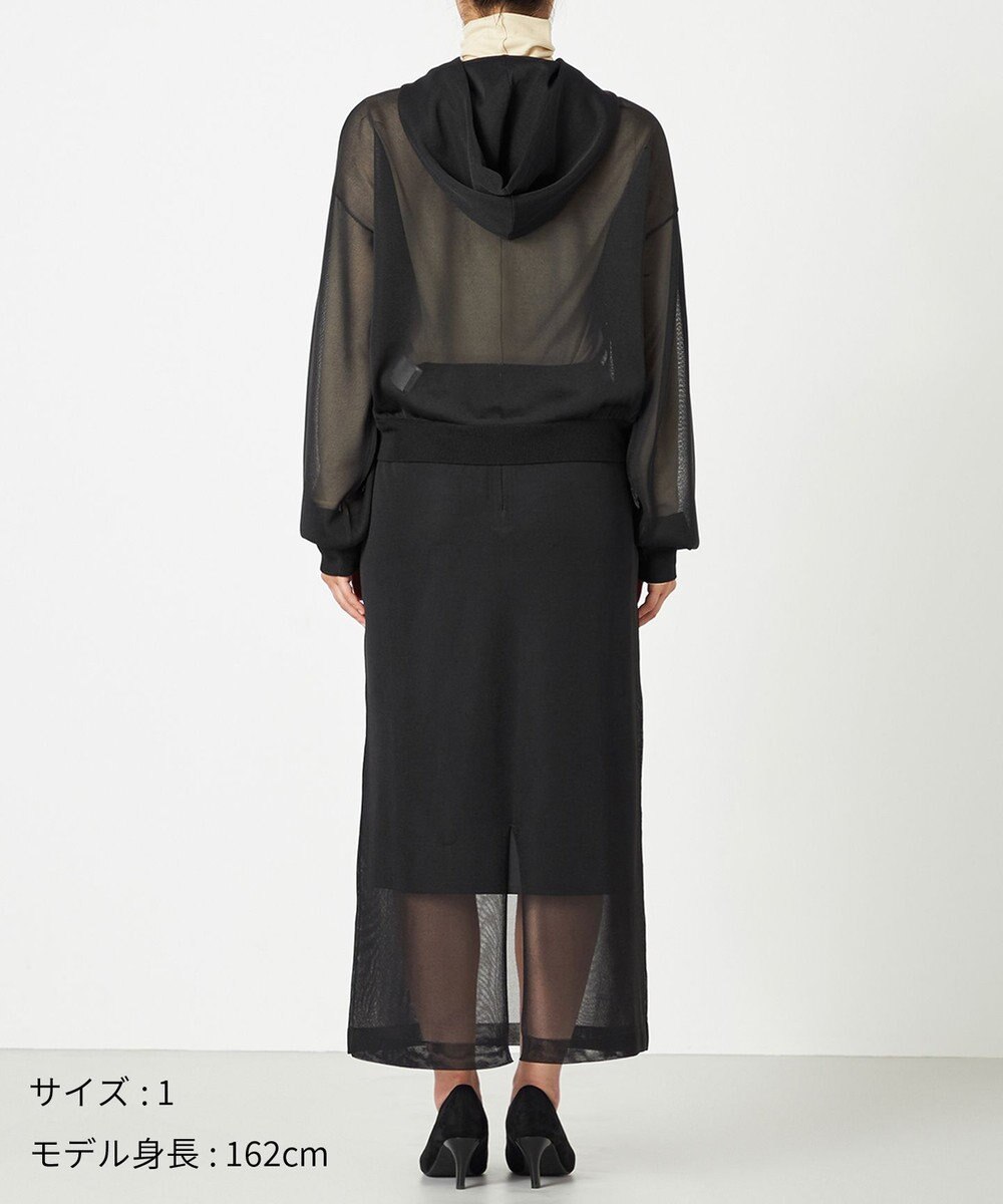 NAVE 【Nave・洗える】シアーニット パーカー 