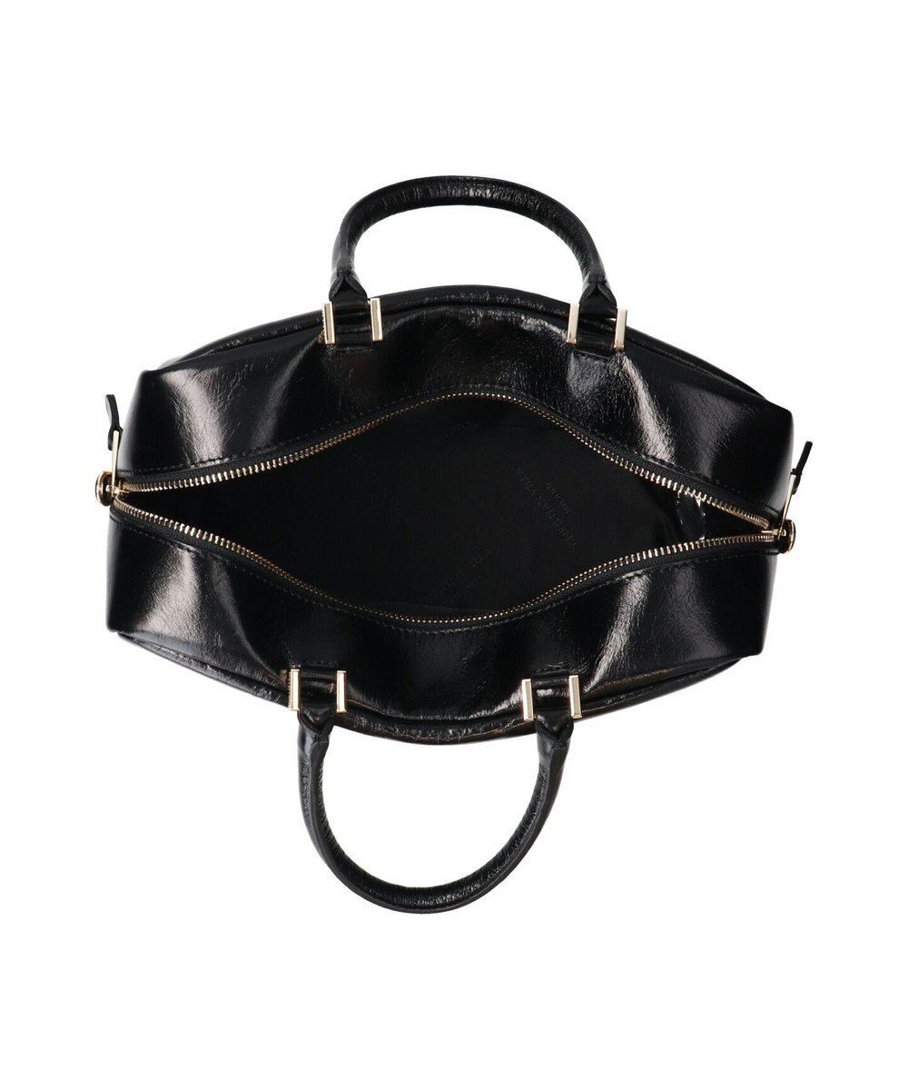 INTER-CHAUSSURES 【CHRISTIAN VILLA】ボックスシルエットレザーハンドバッグ 