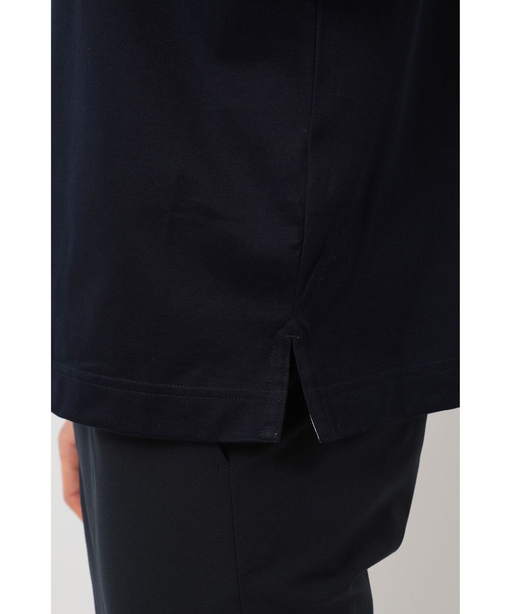 DAKS GIZAコットン THOMAS MASONチェック シャツカラーポロ 
