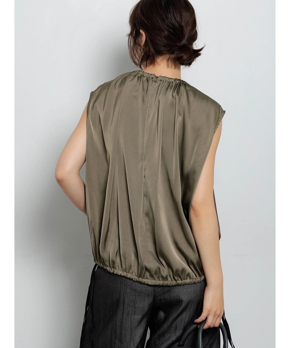 Te chichi サテンサイドリボンブラウス 