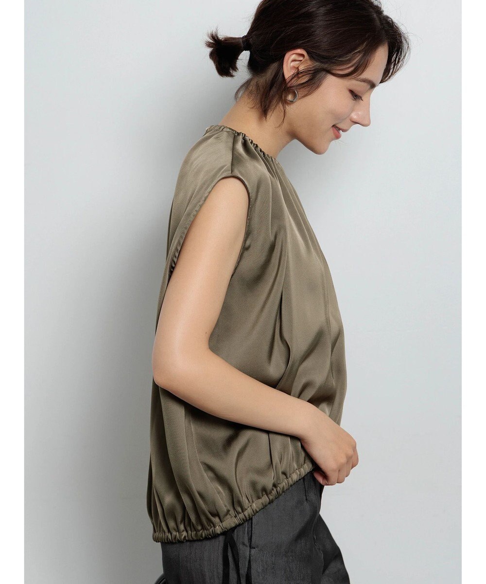 Te chichi サテンサイドリボンブラウス 