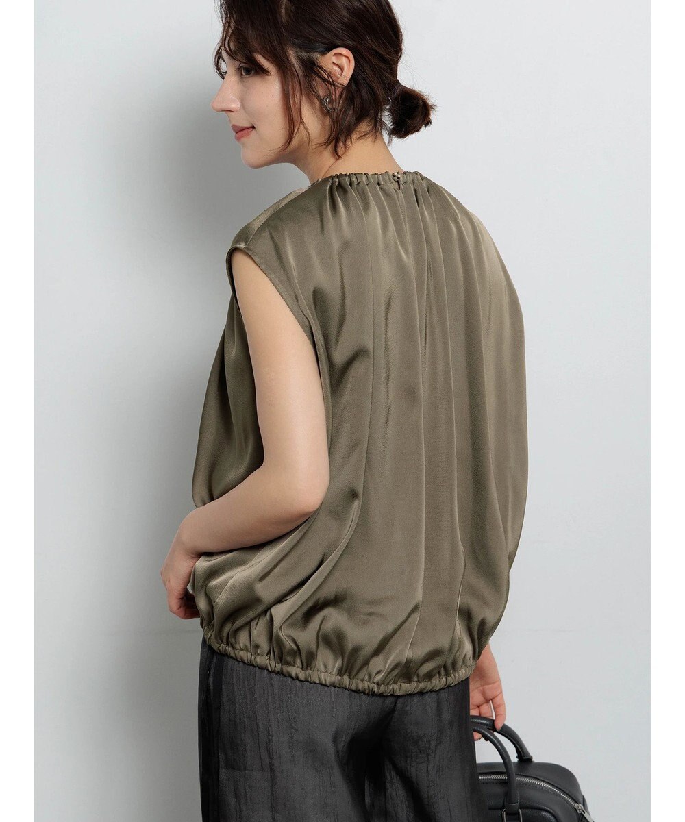 Te chichi サテンサイドリボンブラウス 