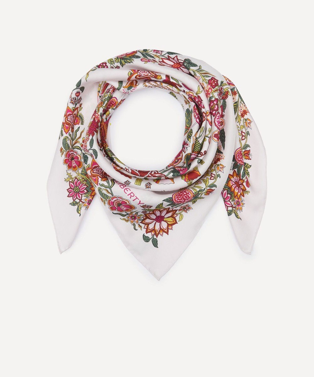 LIBERTY. トロピカル ツリー オブ ライフ シルクスカーフ 90 