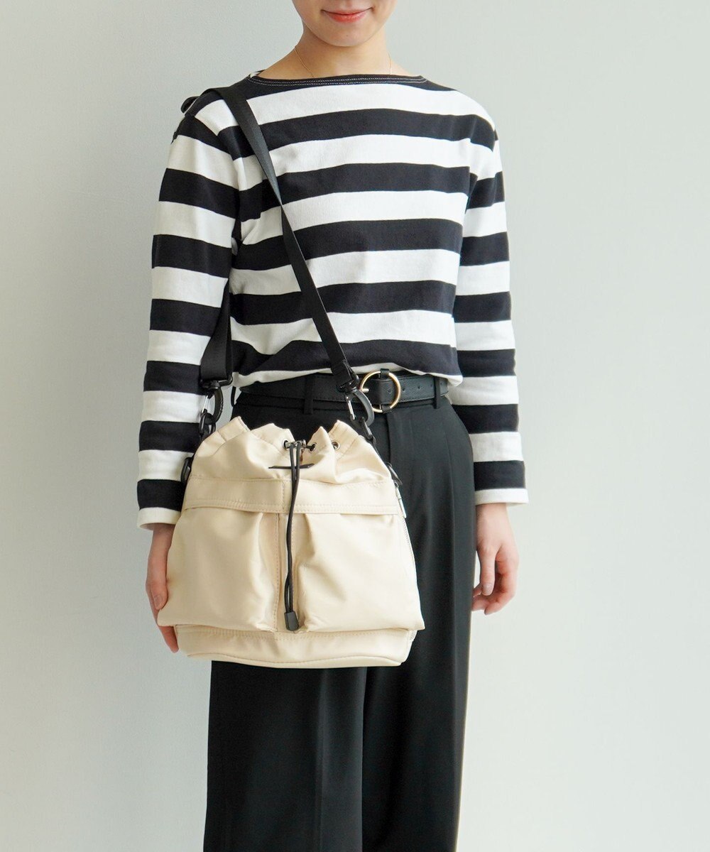 ACE BAGS & LUGGAGE JEWELNA by Jewelna Rose ナイロン巾着バッグ 16201 軽量 2WAY ハンドバッグ ショルダーバッグ 