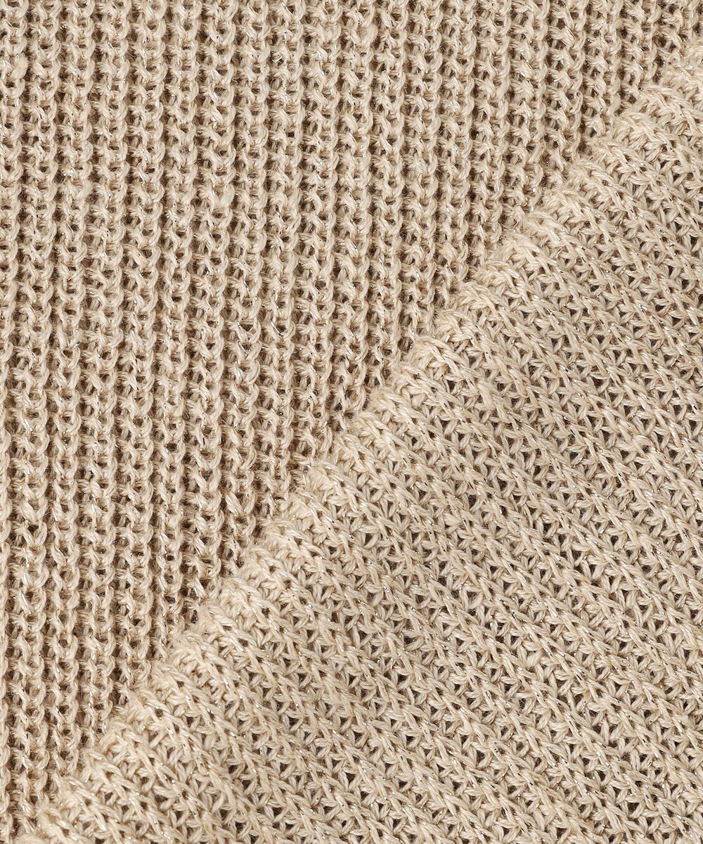 自由区 L リネンミドルゲージプルオーバー ニット 