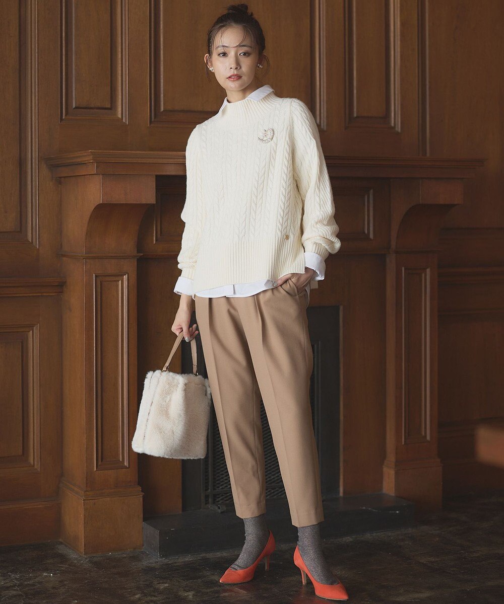 組曲 L 【ボウタイ付き】メッセージシャーティング シャツ 