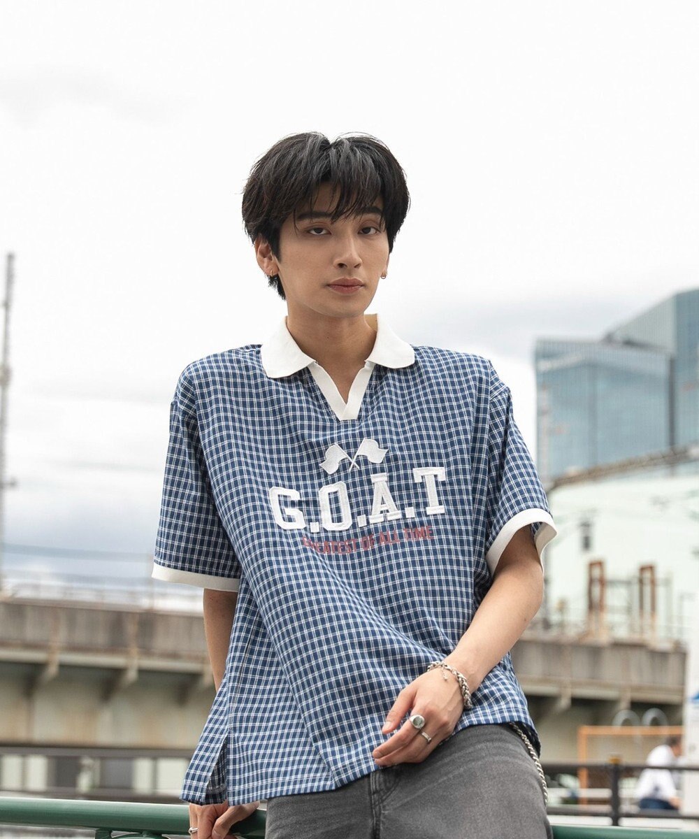WEGO 【ユニセックス着用ITEM】チェックゲームシャツ 