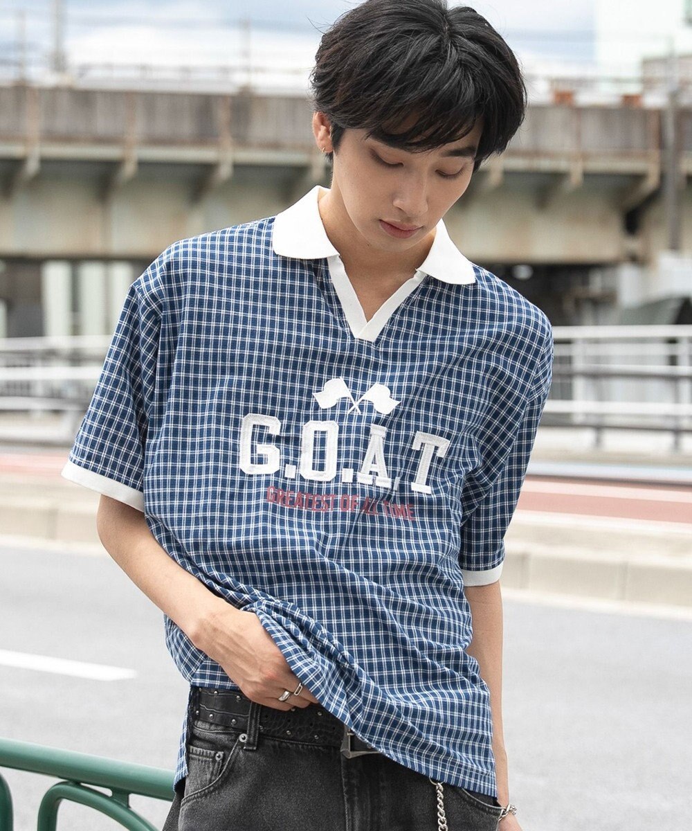WEGO 【ユニセックス着用ITEM】チェックゲームシャツ 