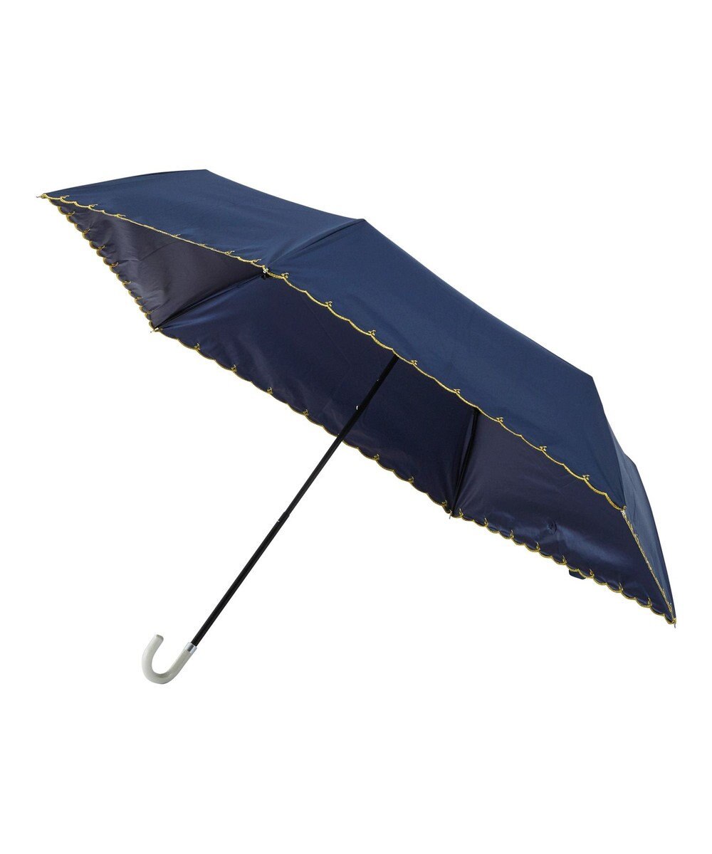 MOONBAT estaa 晴雨兼用 折りたたみ傘 チェリースカラップ 日傘 遮光 遮熱 UV 