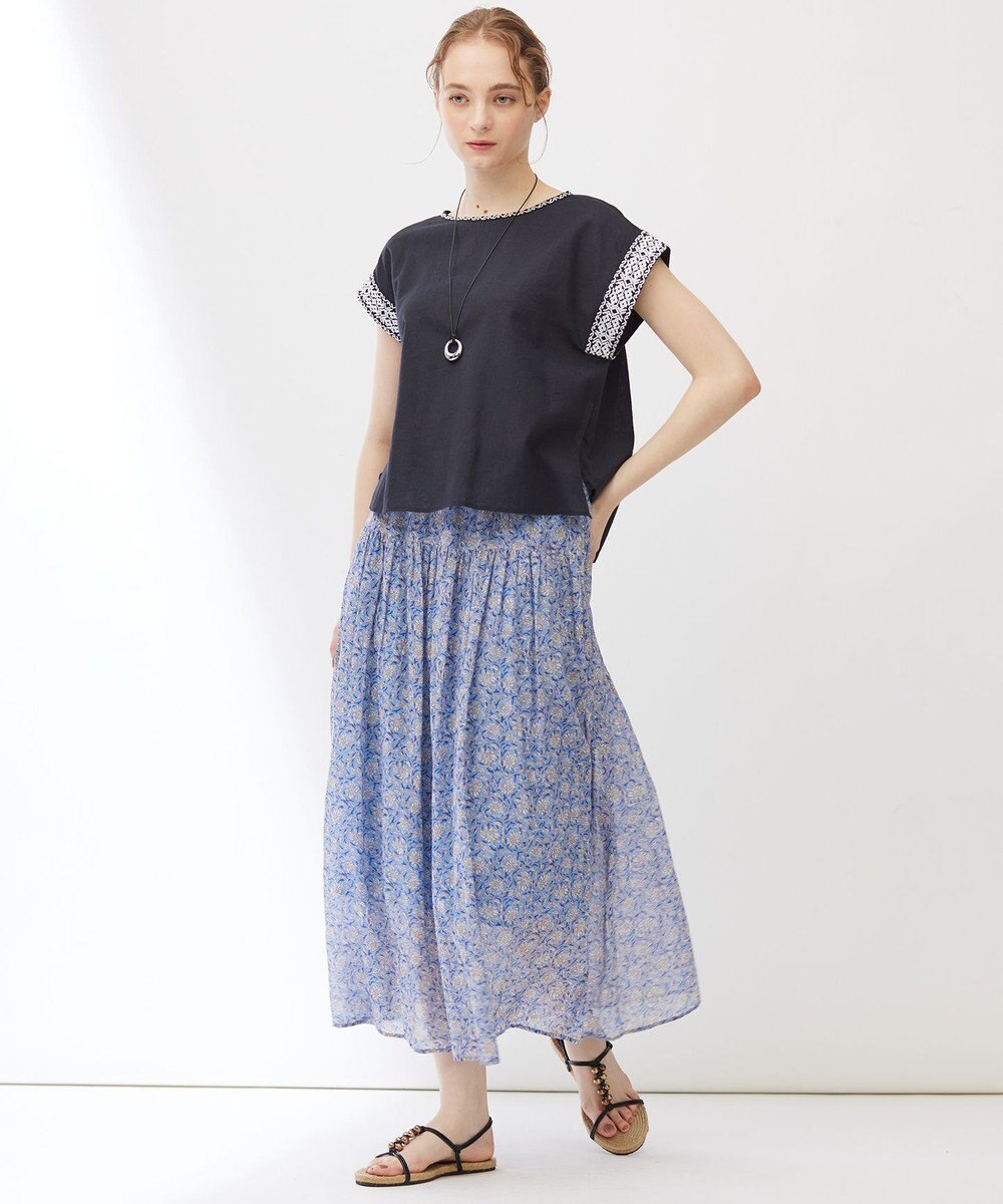 23区 【Indian Factory】コットンボイル スカート 