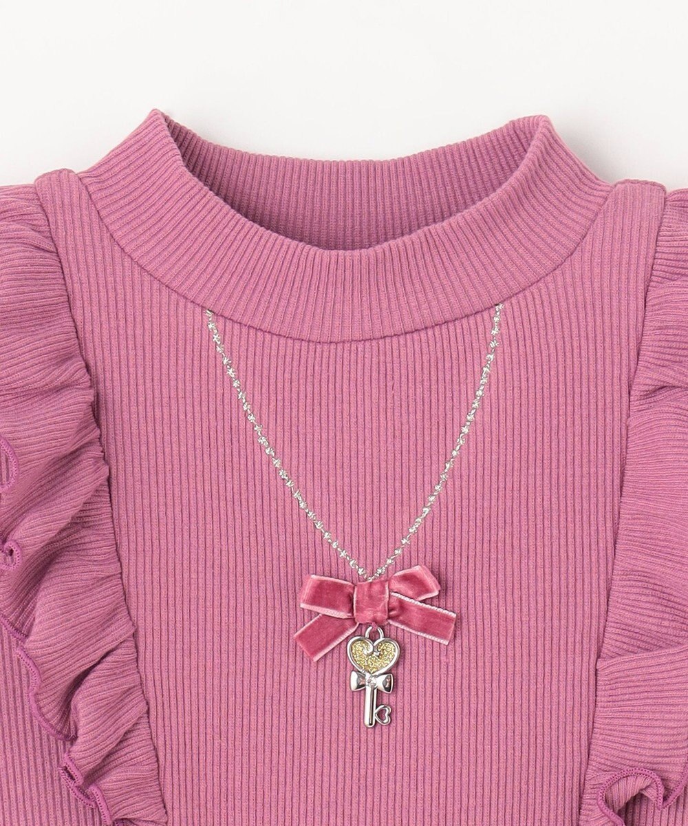 ANY KIDS 花柄ドッキングワンピース 