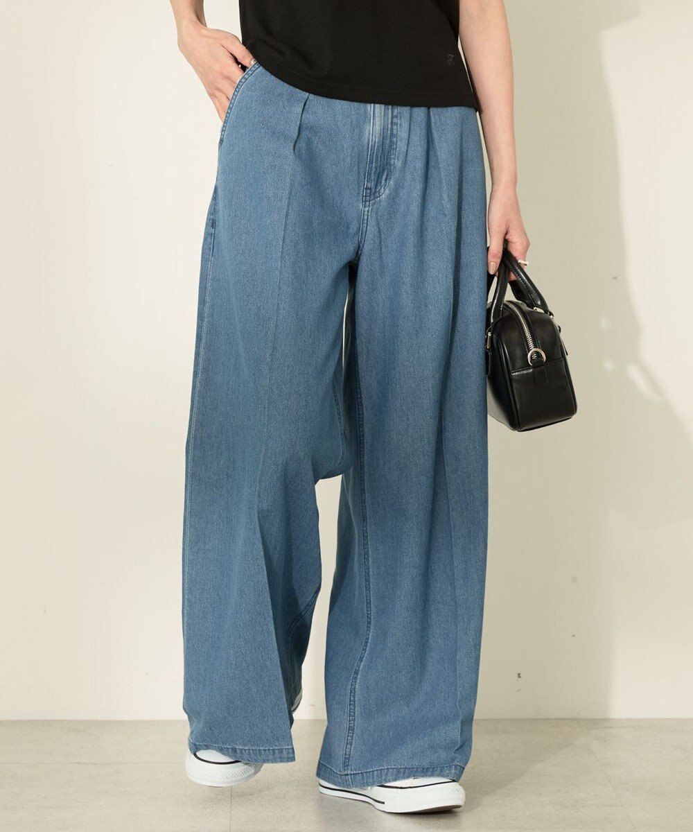 AMERICAN HOLIC ライトオンススーパーワイドデニム 