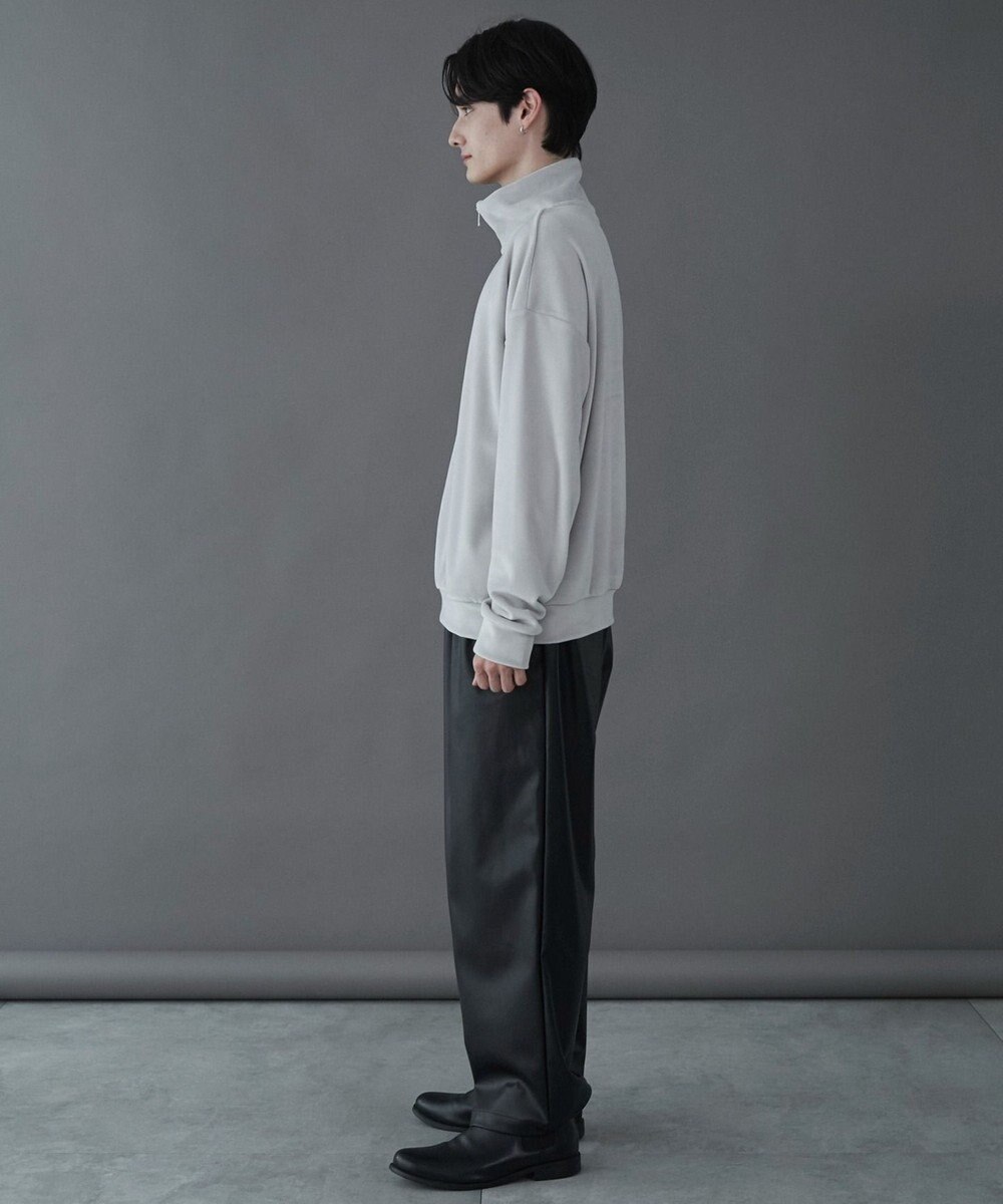 WEGO 【ユニセックス着用ITEM】マイクロシャギーワンポイントハーフZIPプルオーバー 