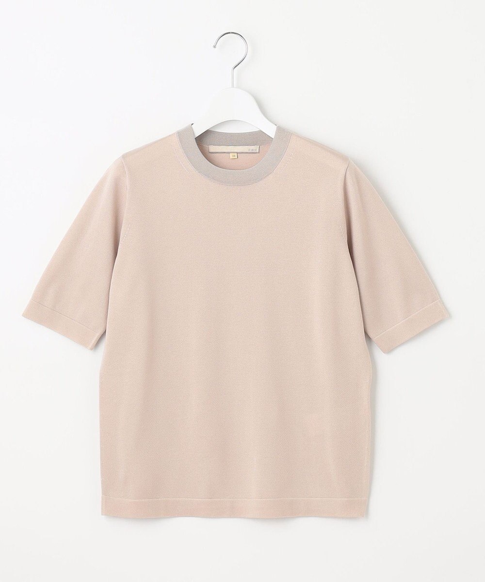 自由区 【XSサイズ～/洗える/セット着用可】シャインハイゲージ プルオーバーニット 