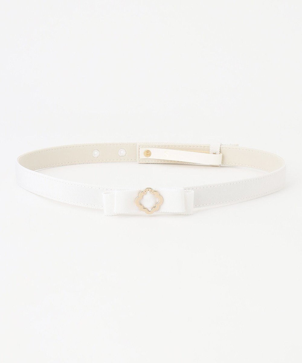 TOCCA CLOVER BUCKLE RIBBON BELT ベルト 