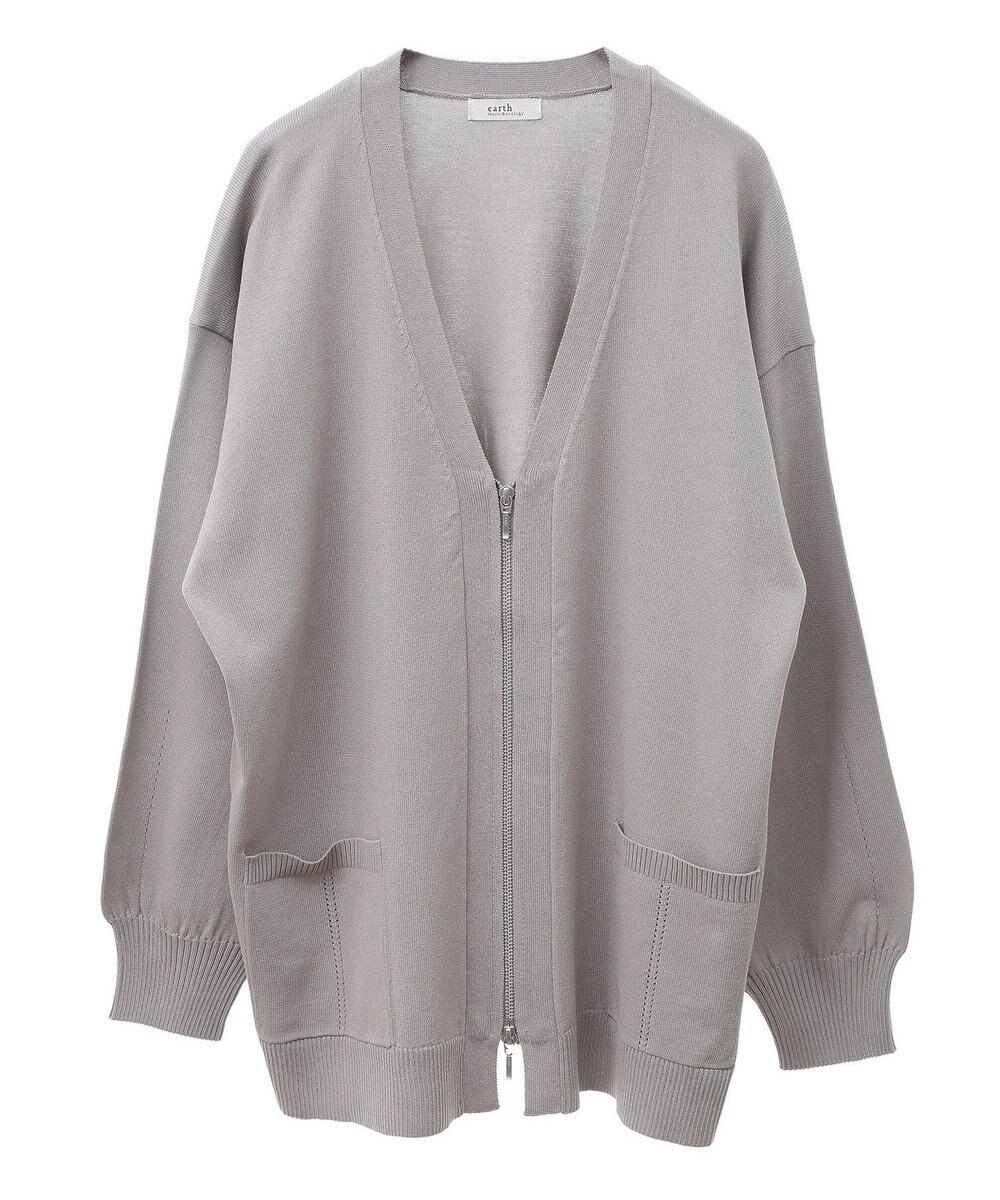 earth music&ecology Ｚｉｐルーズカーディガン 
