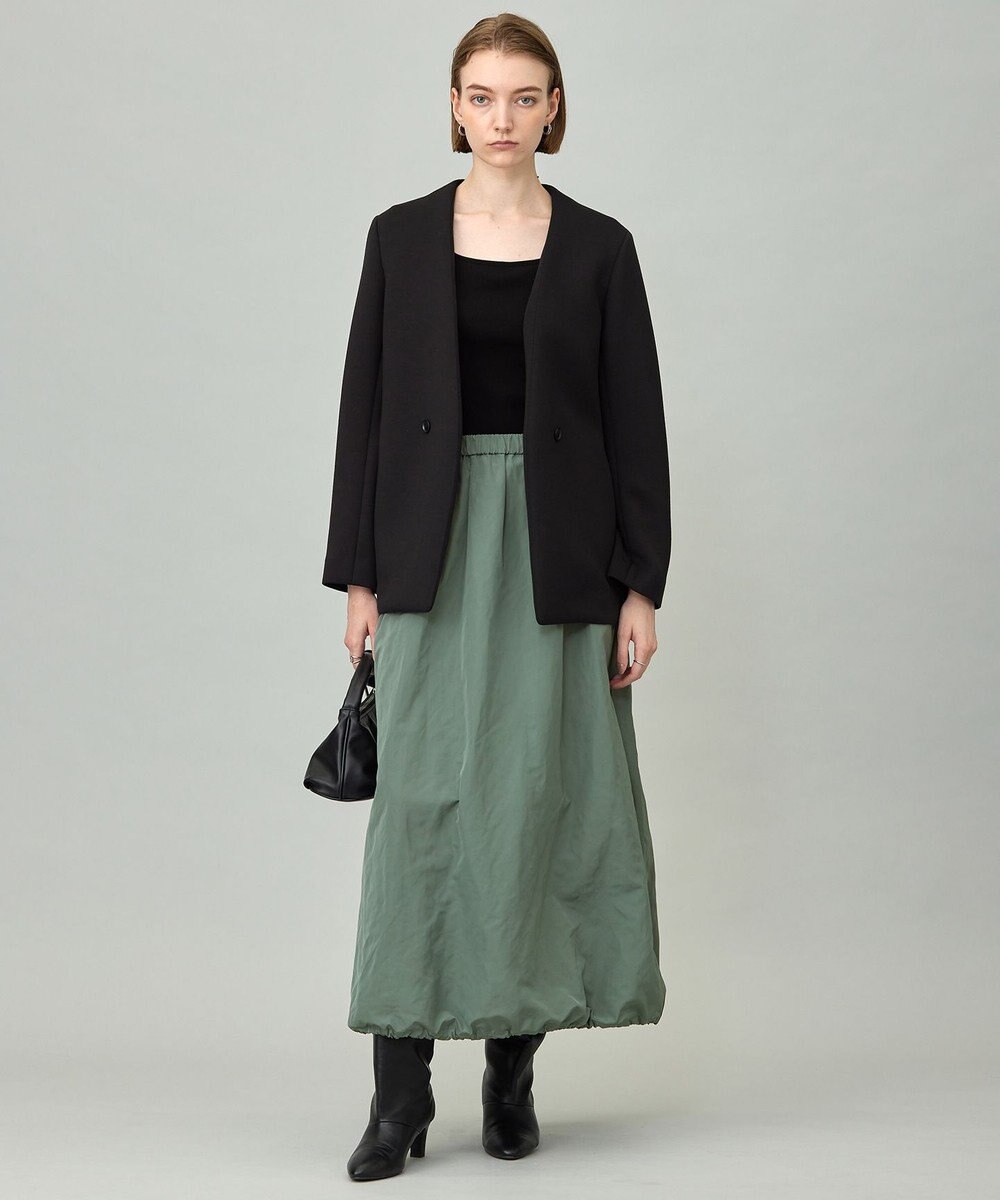 ICB L エステルメモリータフタ バルーンスカート 