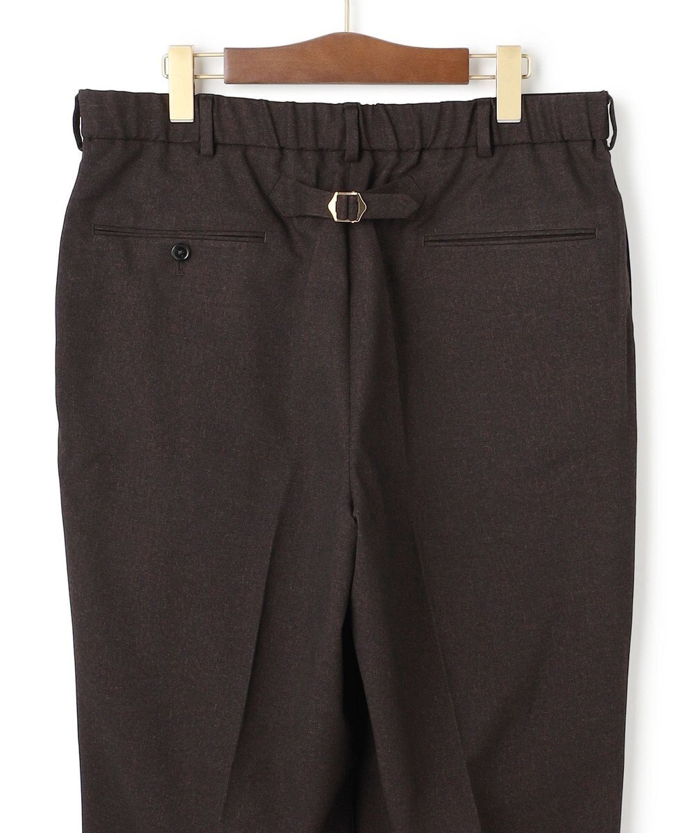 J.PRESS MEN 【J.PRESS ORIGINALS】【UNISEX】Polyester Sharkskin Piped Stem Nontuck Slacks 