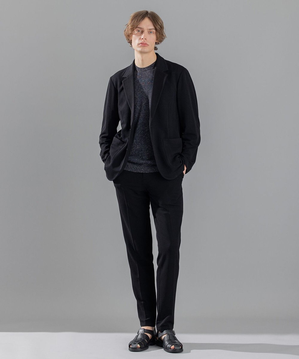 JOSEPH HOMME リネンナイロンプレーン　半袖クルーネックニット 