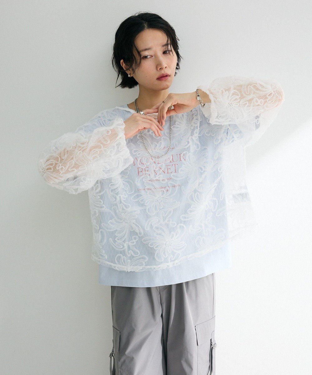 Green Parks ＢＰ　フェミニンロゴレギュラーＴシャツ 