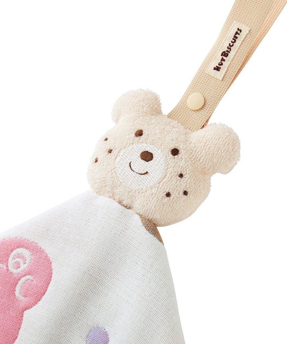 MIKI HOUSE HOT BISCUITS 6重織ガーゼ　マスコットラトル 