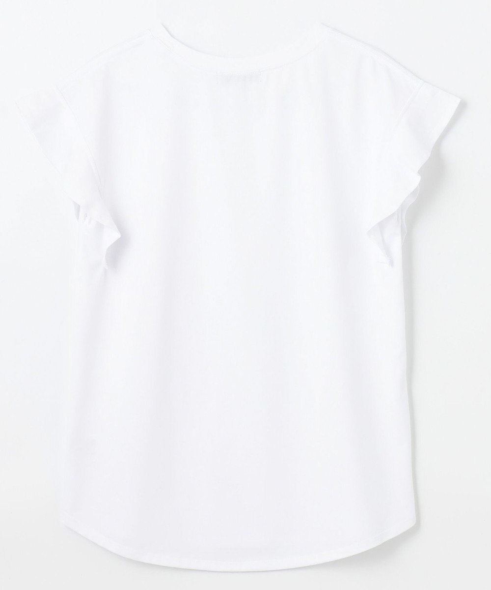 ANY 【2SET/洗濯機可】フリルスリーブTシャツ×シャーリングキャミワンピースセット 