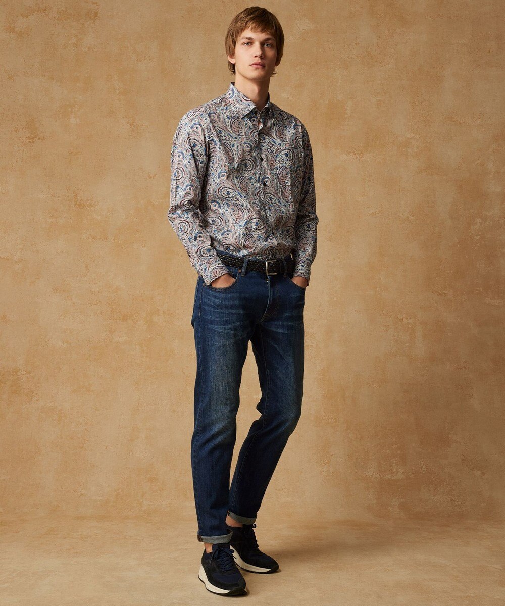 JOSEPH ABBOUD 【サスティナブル/岡山産デニム】オゾンハイパワーデニム パンツ 