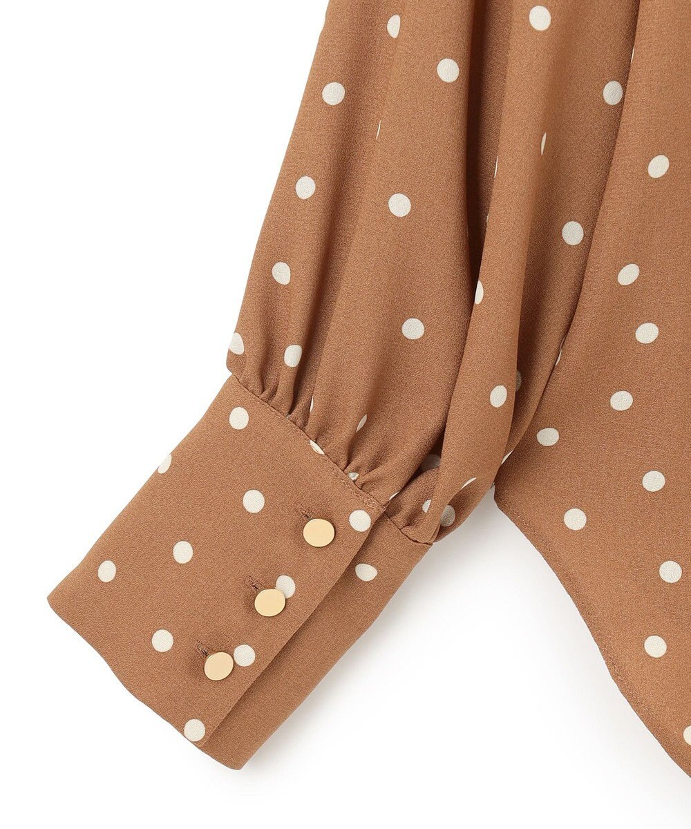 BEIGE， VIGNON / ドットブラウス 