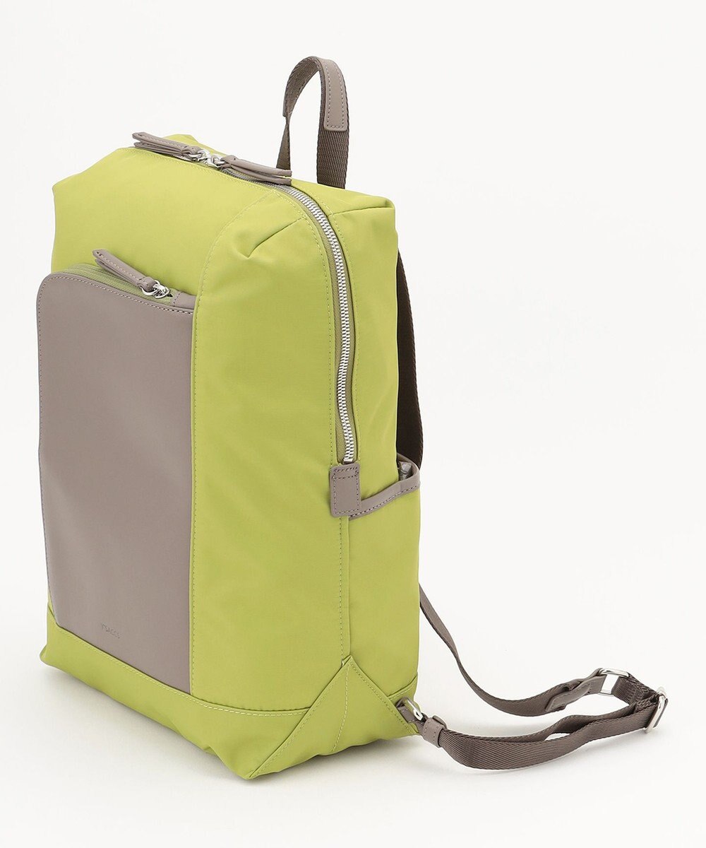 Y'SACCS ナイロン×リサイクルレザー　コンビマルチリュック 