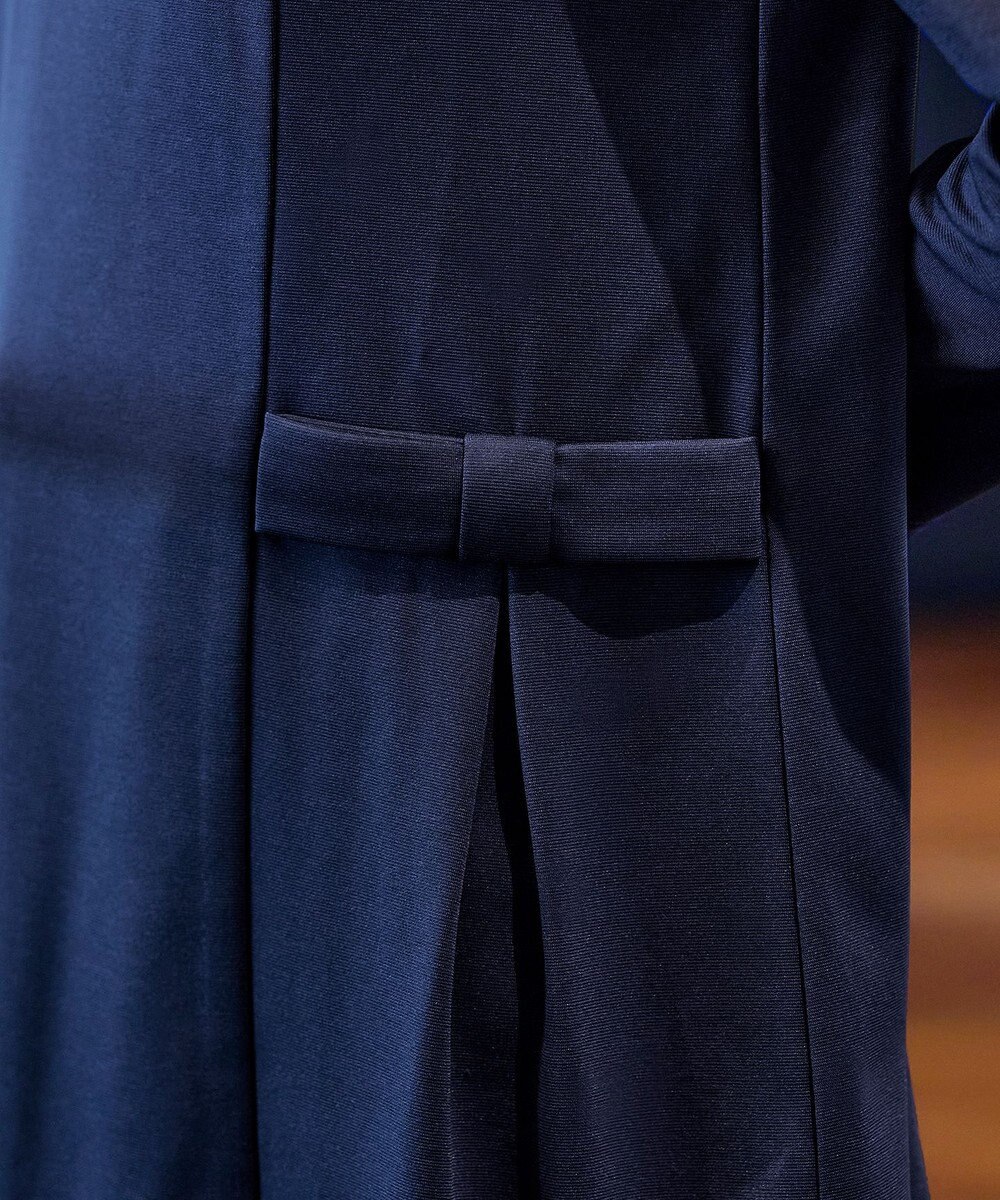 Tiaclasse L 【洗える】サイドリボンポンチチュニック 