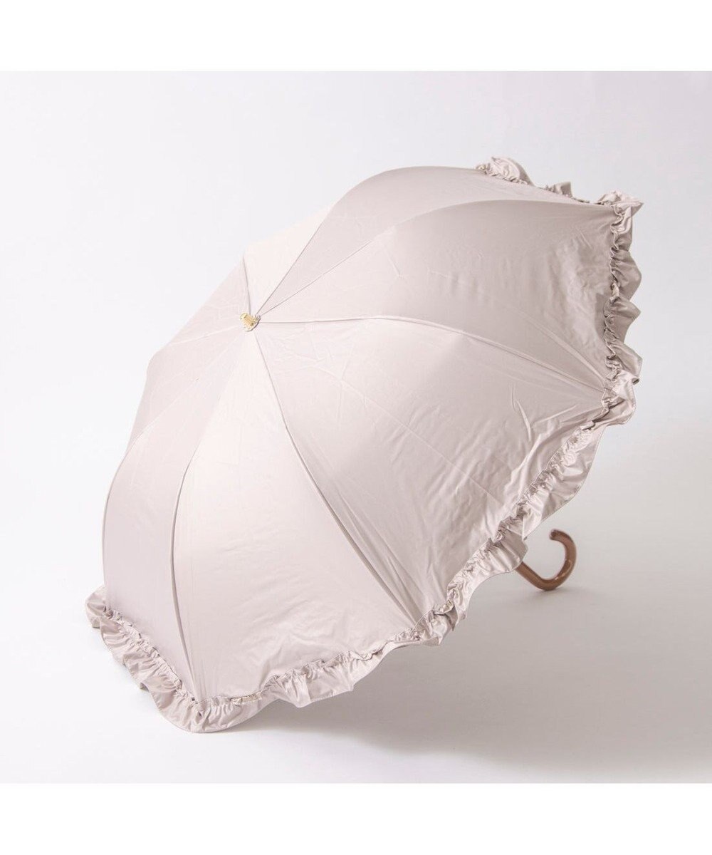 UNBILLION カシュネ cachenez / 【晴雨兼用】【日傘】 【UV カット率99.999.9％以上】PUビッグフリルトップレス折りたたみ傘 