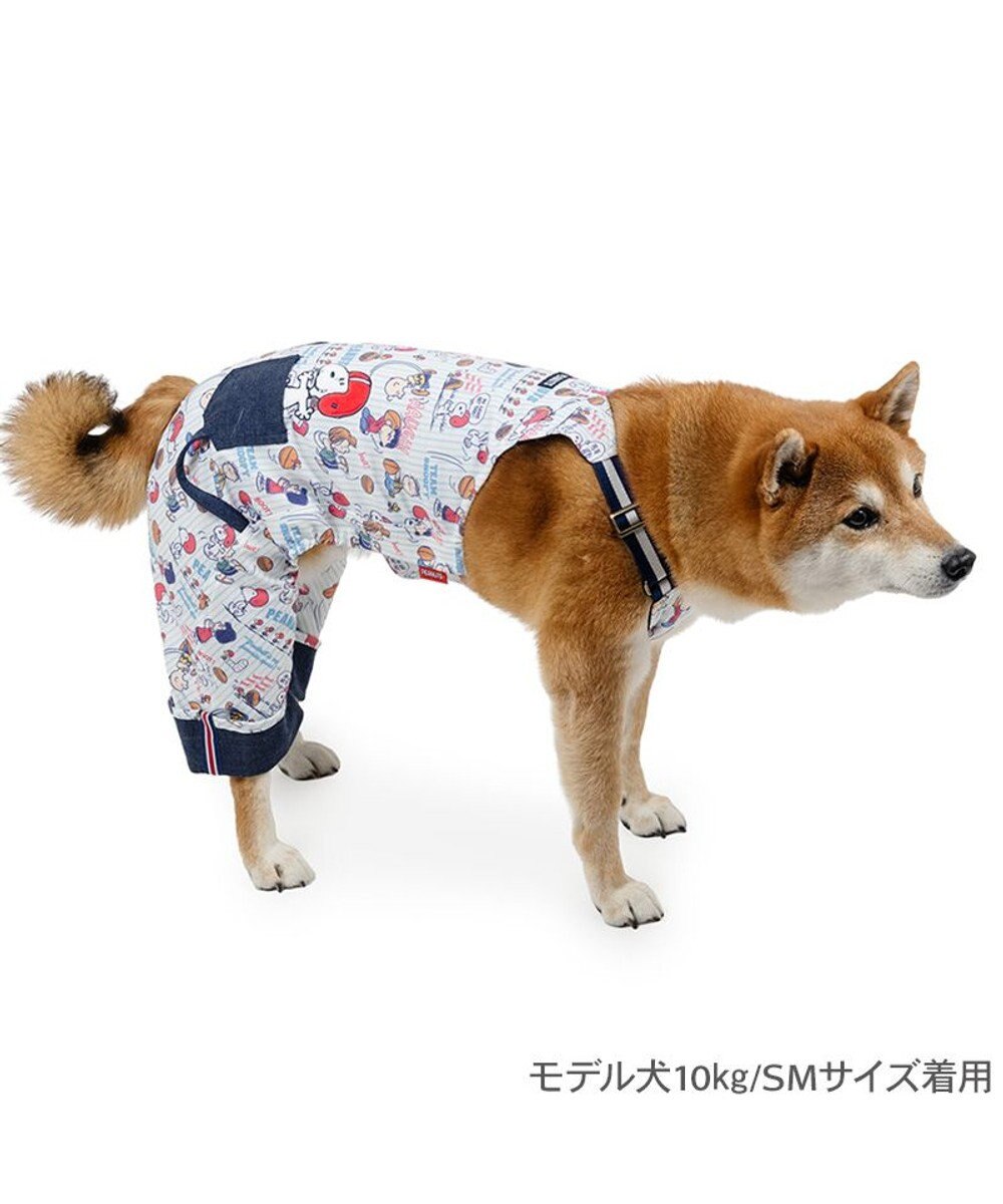 PET PARADISE スヌーピー アメフト オーバーオール 中型犬 