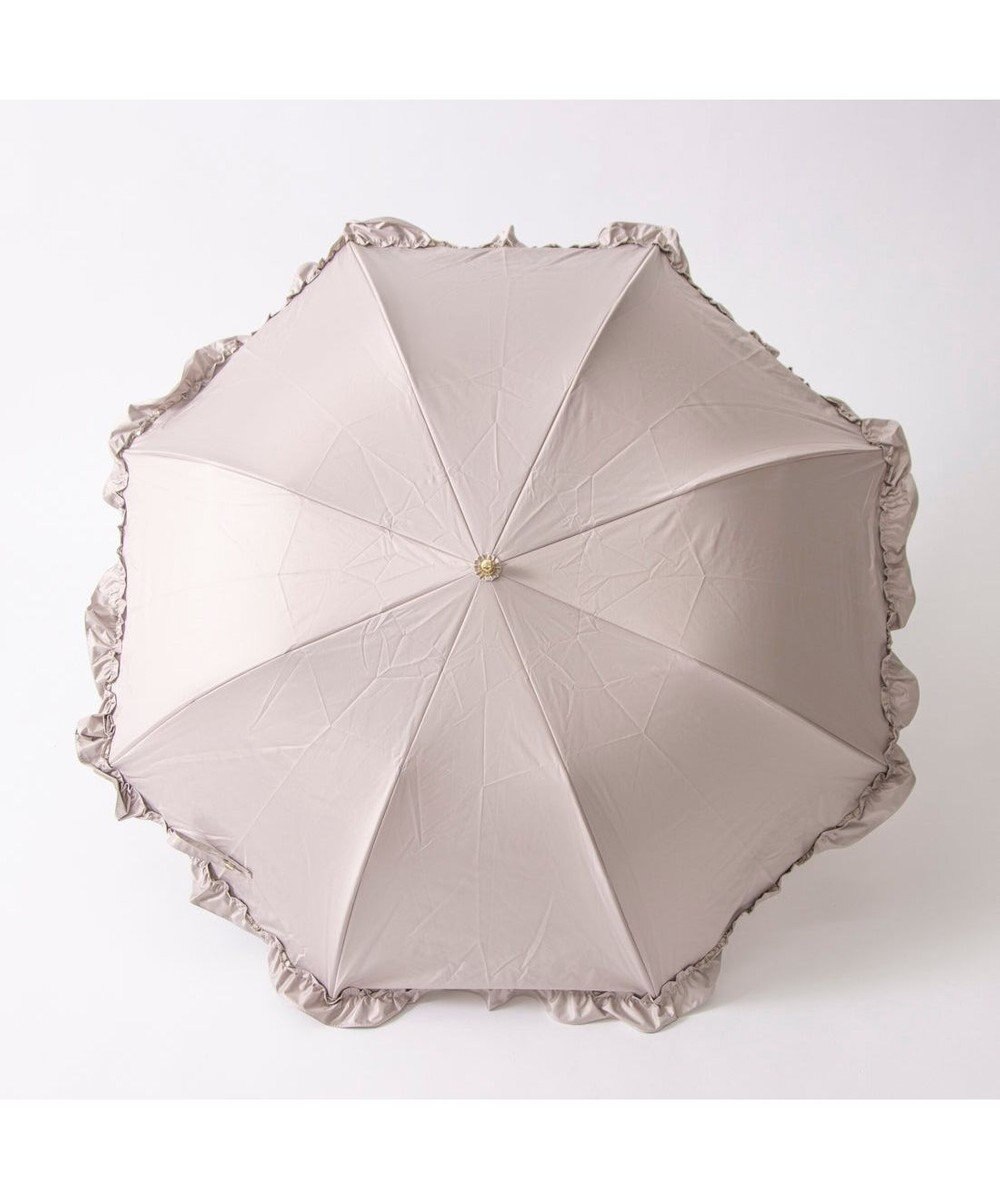 UNBILLION カシュネ cachenez / 【晴雨兼用】【日傘】 【UV カット率99.999.9％以上】PUビッグフリルトップレス折りたたみ傘 