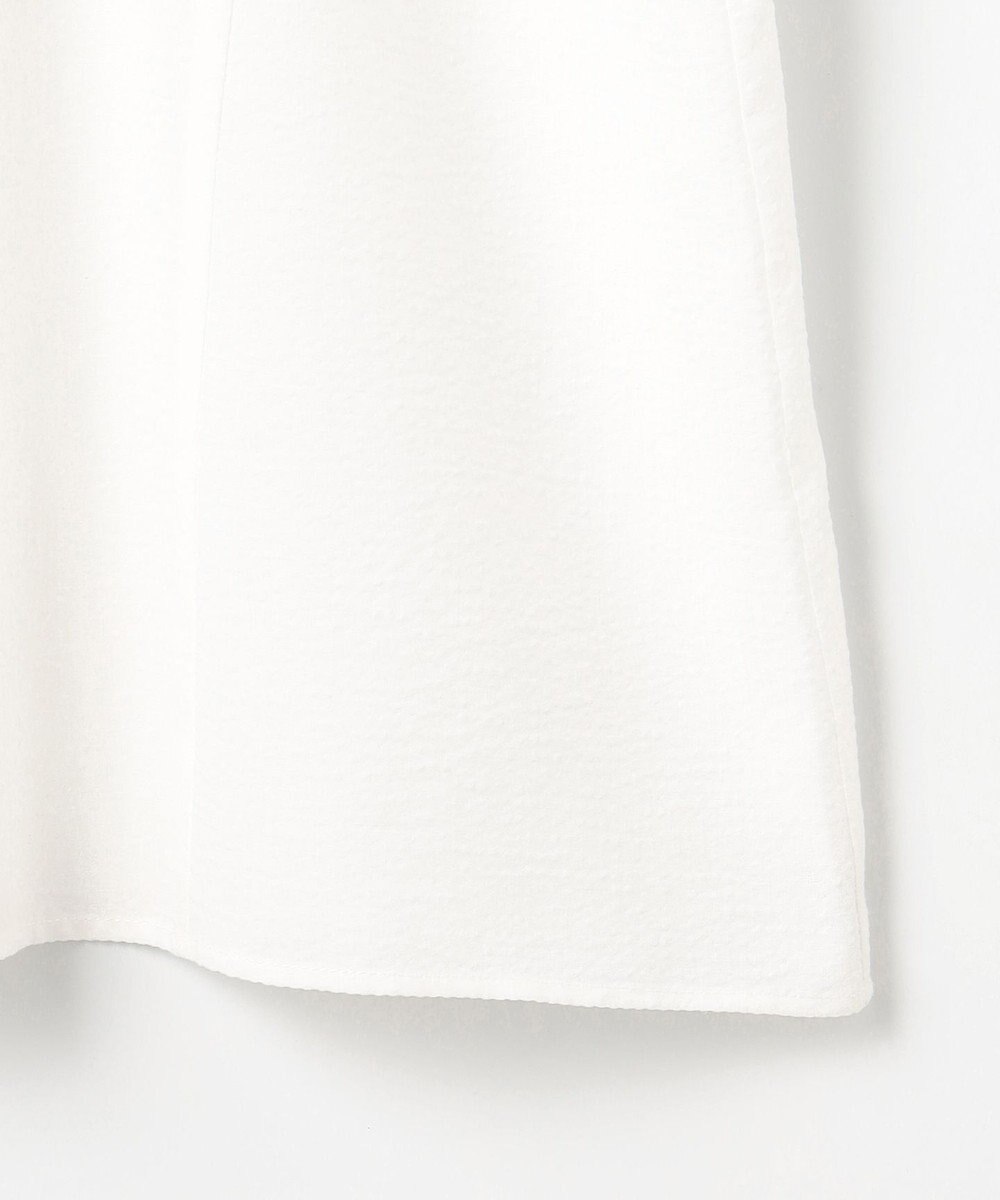 Feroux 【洗える】袖フリルブラウス 