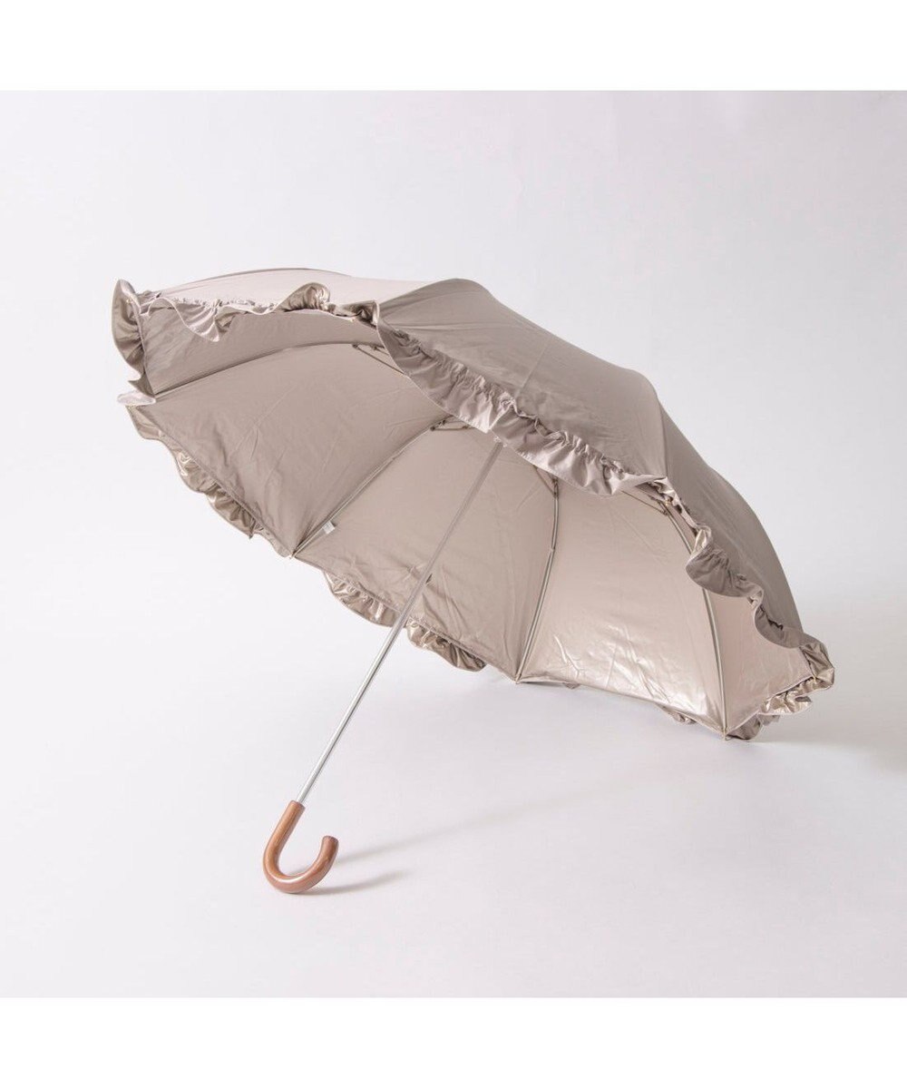 UNBILLION カシュネ cachenez / 【晴雨兼用】【日傘】 【UV カット率99.999.9％以上】PUビッグフリルトップレス折りたたみ傘 