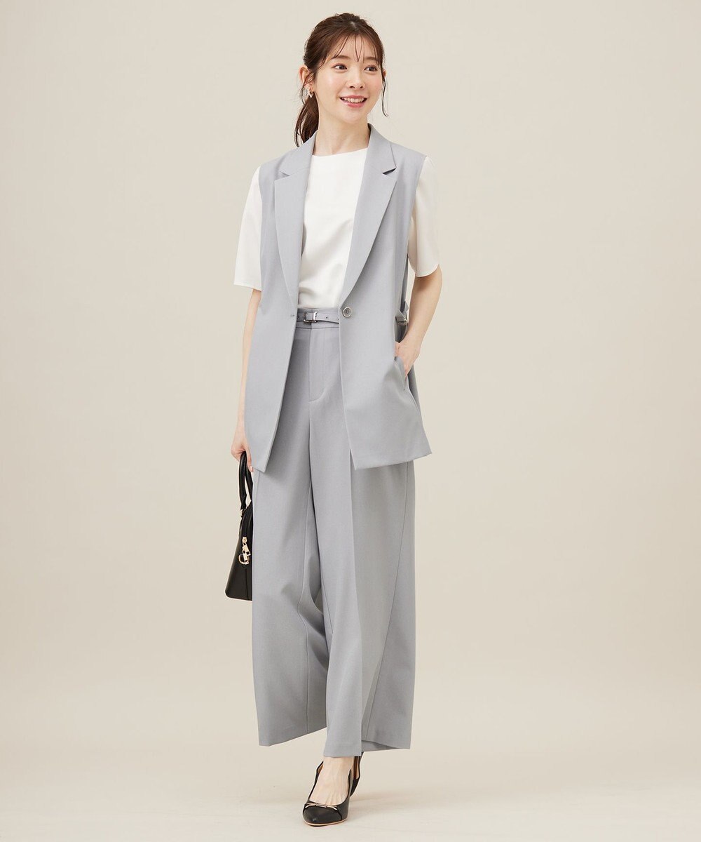 ANY SIS 【UVカット・接触冷感・吸水速乾】スマートビューティストレッチ  ジレ 