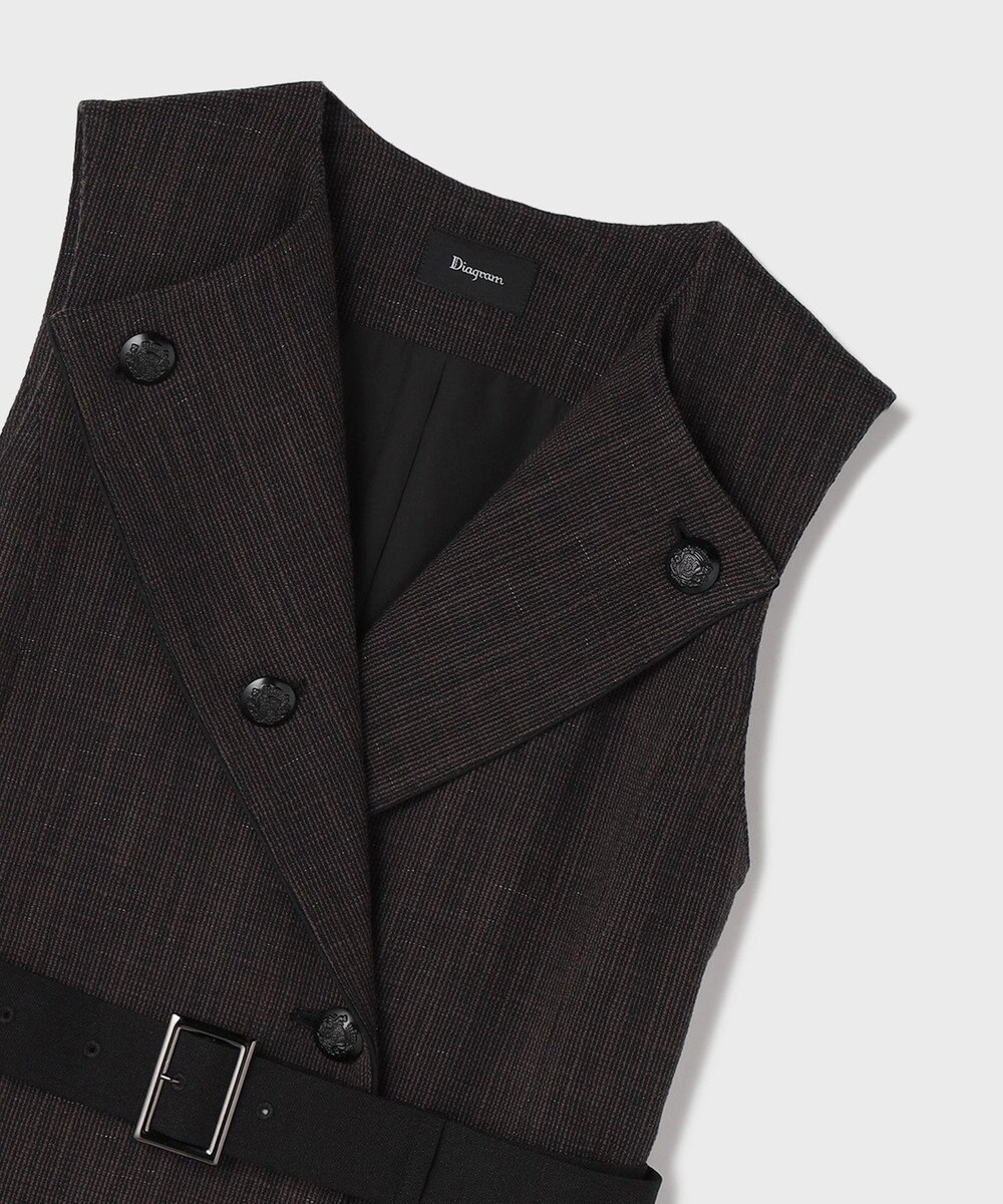 GRACE CONTINENTAL ツイーディジャンパースカート 