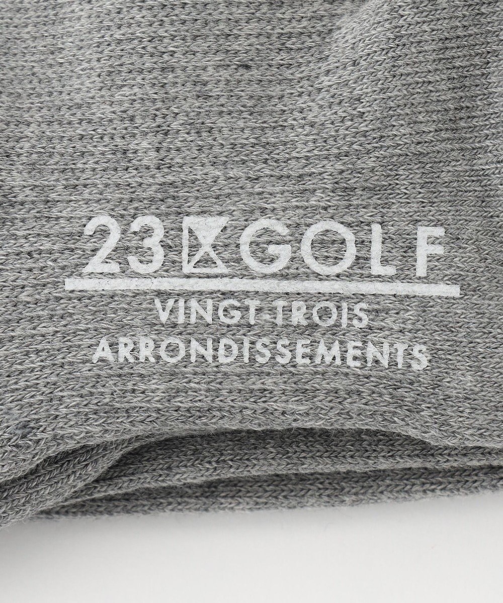 23区GOLF 【WOMEN】【日本製】ロゴ ニーハイソックス 