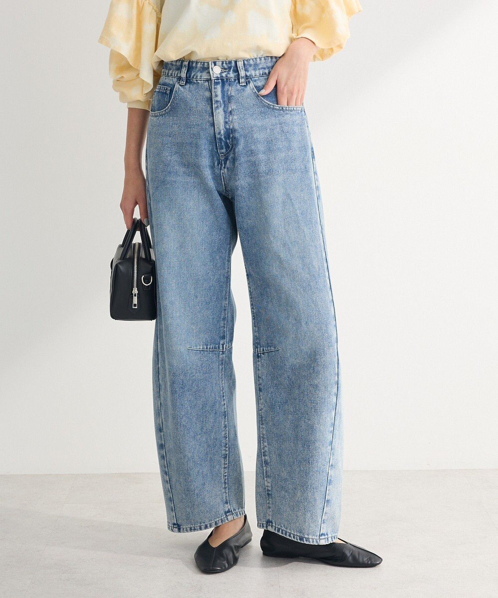 Green Parks ・ＥＬＥＮＣＡＲＥ　ＤＵＥ　デニムバレルレッグパン 