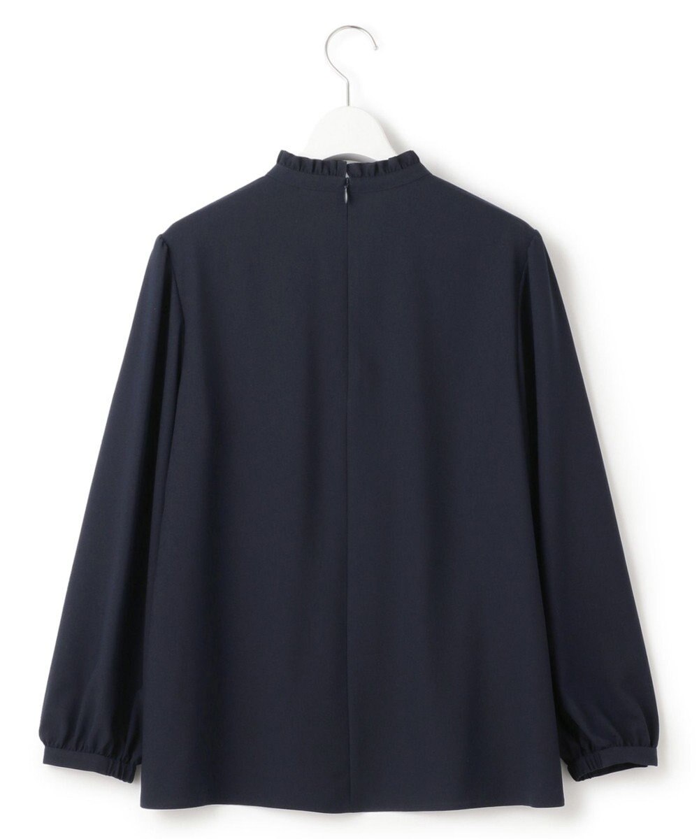 23区 L 【洗える】ジョーゼット フリル ブラウス 