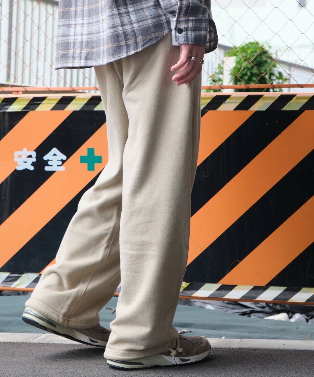 WEGO アシッドウォッシュワイドスウェットパンツ 