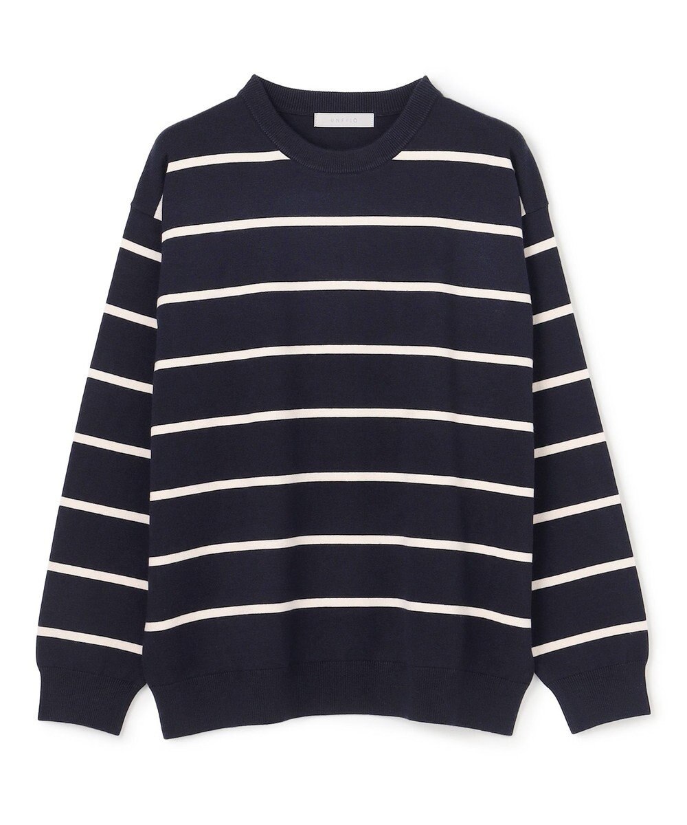 UNFILO MENS 【OCEANS YouTube 掲載/男女兼用】スムースシルキーニット 柄 
