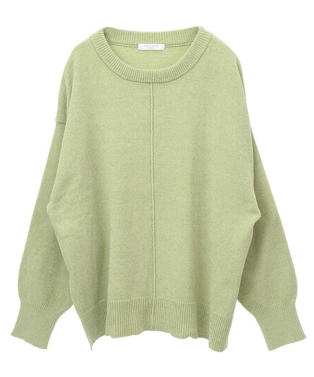 Green Parks ベロアモールリラックスサイズニットプルオーバー 