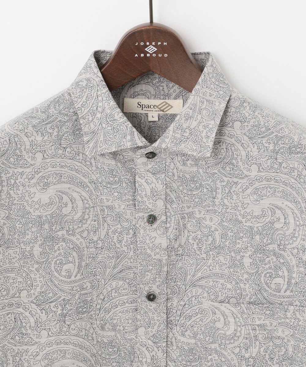 JOSEPH ABBOUD MOUNTAIN 【SPACE／UNISEX】オーバーペイズリー シャツ 