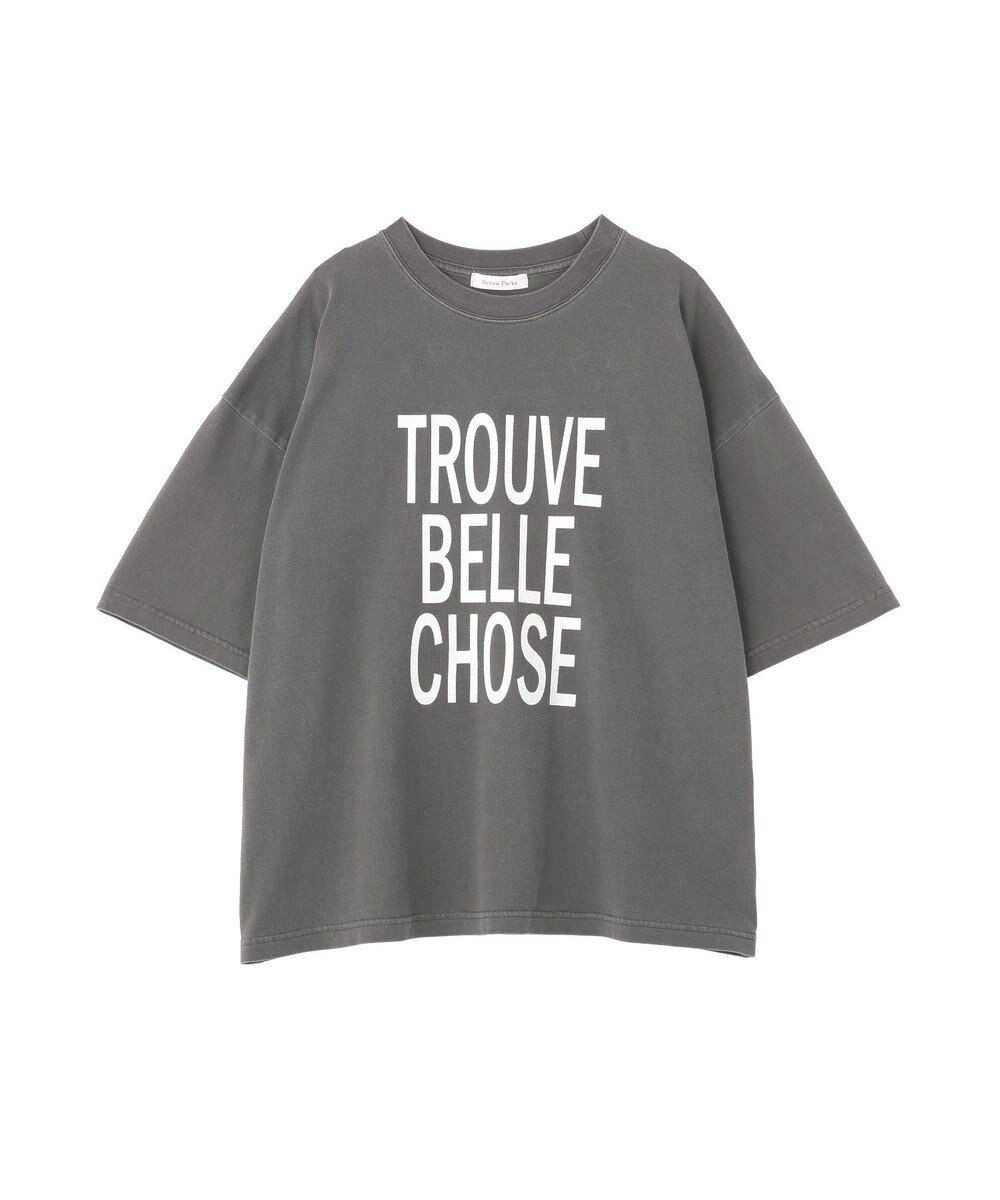 Green Parks ピグメントロゴＴシャツ 