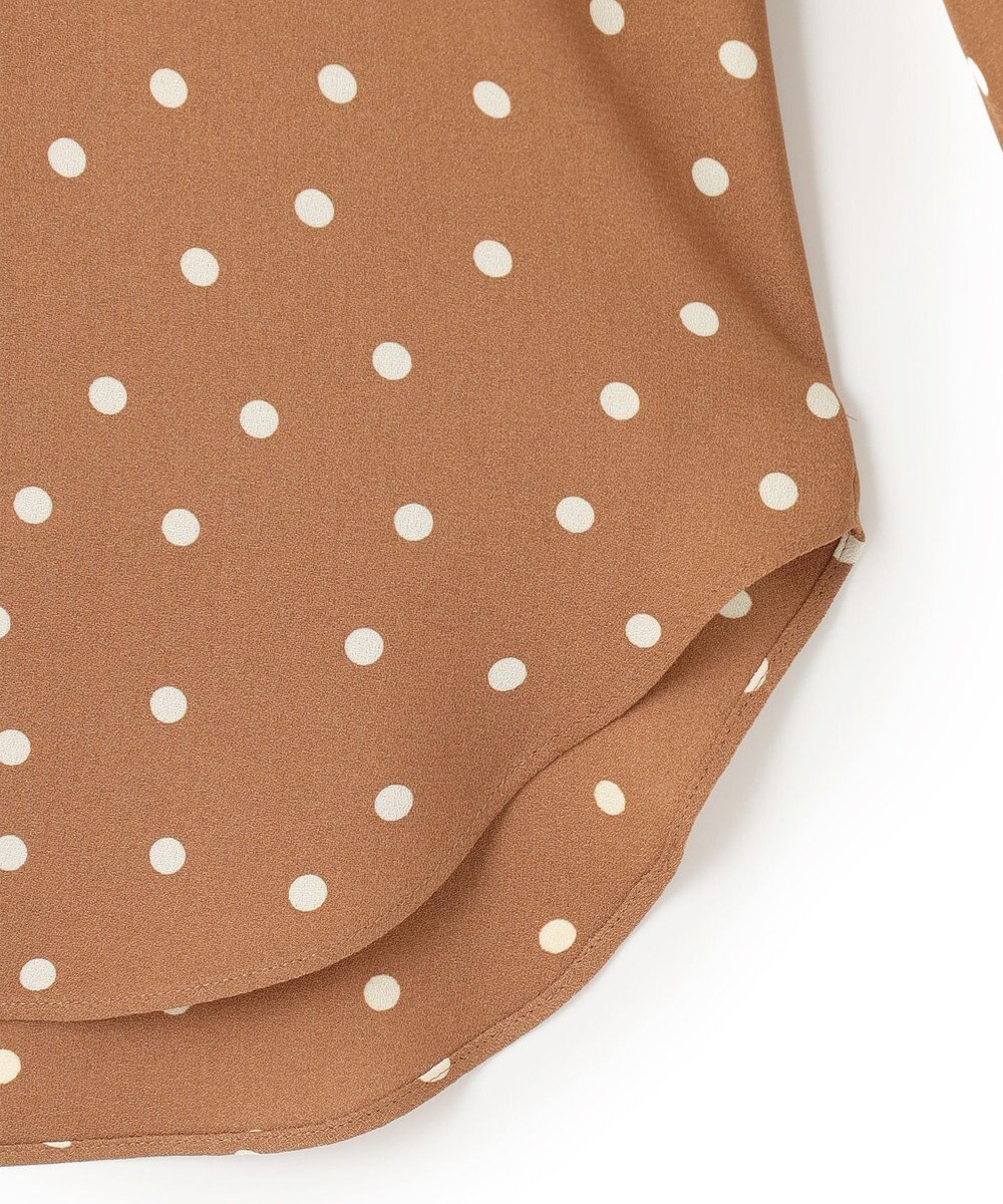 BEIGE， VIGNON / ドットブラウス 