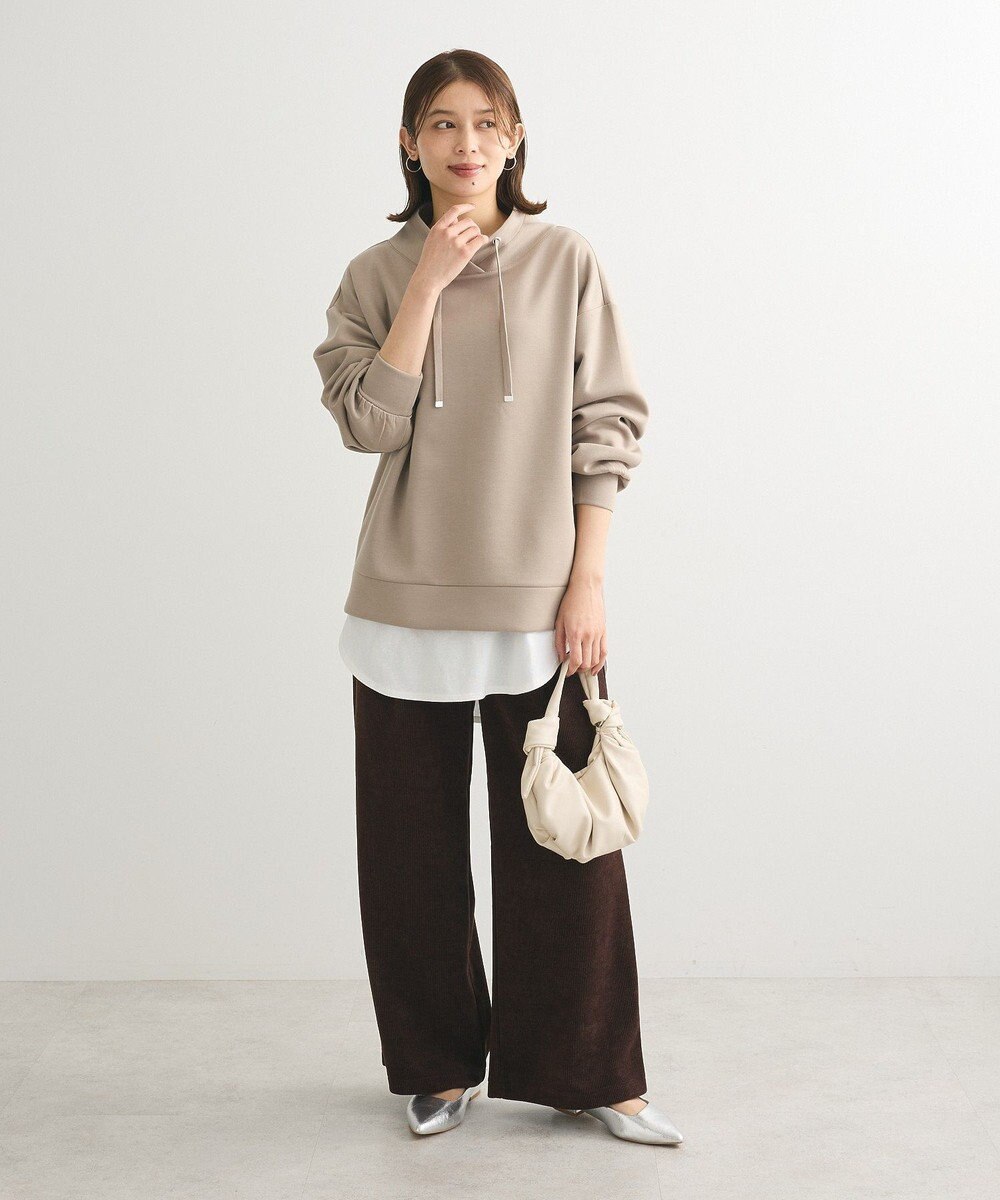 Green Parks ダンボール抜け襟プルオーバー 