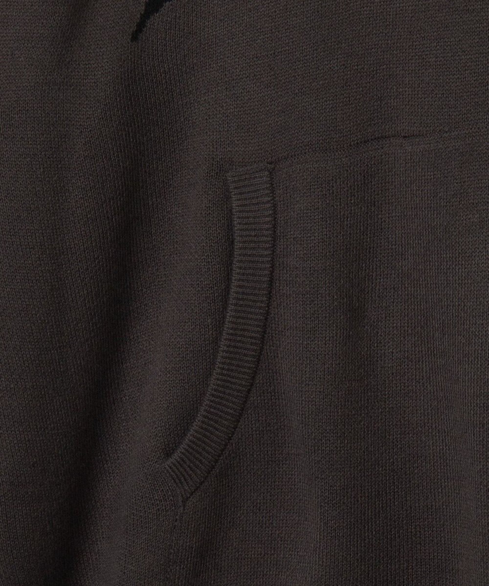 WEGO グラフィックニットパーカー 