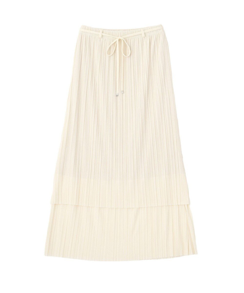 earth music&ecology プリーツレイヤードライクスカート 